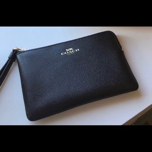 Black Coach Wristlet